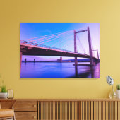 VS, staat Washington. Columbia River is 2 Canvas Afdruk (Insitu (Woonkamer))