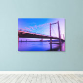 VS, staat Washington. Columbia-rivier is 2 Canvas Afdruk (Insitu (Houten vloer))