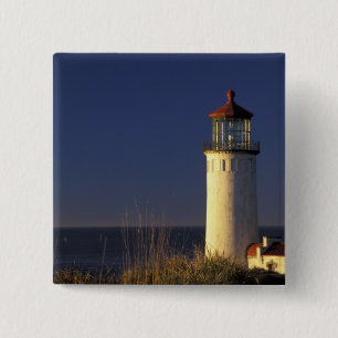 VS, staat Washington, Fort Canby State Park. Vierkante Button 5,1 Cm