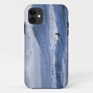 VS, staat Washington, La Push. Man kayak iPhone 11 Hoesje