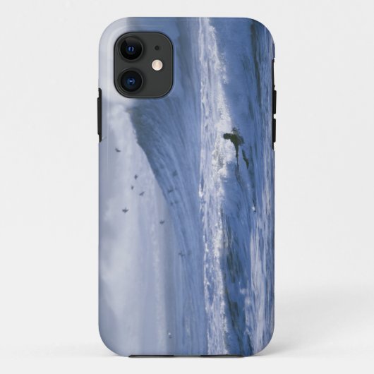VS, staat Washington, La Push. Man kayak Case-Mate iPhone Case (Achterkant)