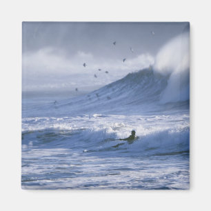 VS, staat Washington, La Push. Man kayak Magneet