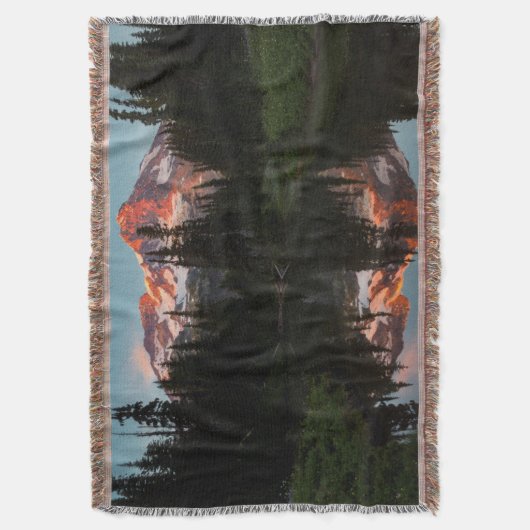 VS, staat Washington. Mt. Rainier Reflected Deken (Voorkant Verticaal)