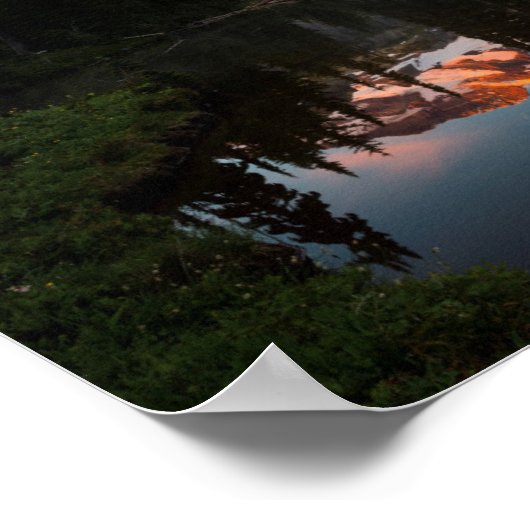 VS, staat Washington. Mt. Rainier Reflected Poster (Hoek)