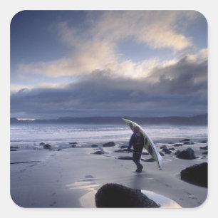 VS, staat Washington, Olympic National Park. Vierkante Sticker