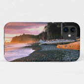VS, staat Washington, Olympic NP. Golven spoelen t Case-Mate iPhone Case (Achterkant (horizontaal))
