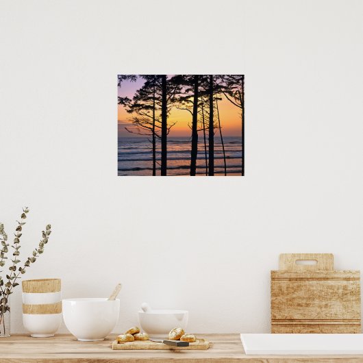 VS, staat Washington, Olympisch NP. Fijn Poster (Keuken)