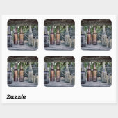 VS, staat Washington, Port Townsend 2 Vierkante Sticker (Vel)