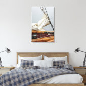 VS, staat Washington, Port Townsend. Zeilboot Canvas Afdruk (Insitu (Slaapkamer))