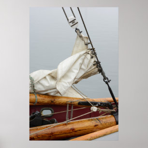 VS, staat Washington, Port Townsend. Zeilboot Poster