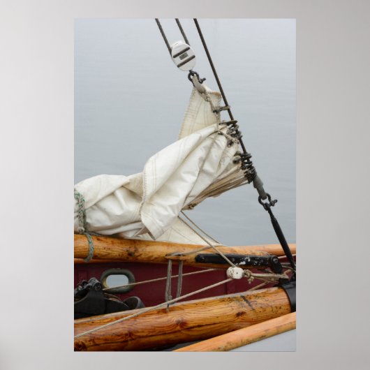 VS, staat Washington, Port Townsend. Zeilboot Poster (Voorkant)
