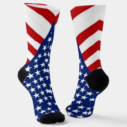 VS Stars and Stripes Patriottisch Sokken (Gebogen)