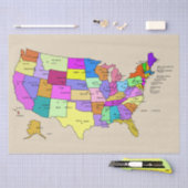 VS-staten plakpapier Tissuepapier (Craft)