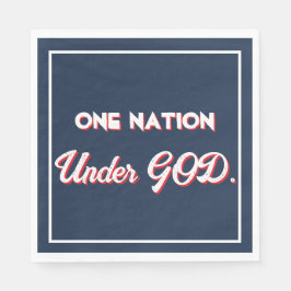 VS Ster "één natie onder God" Servet