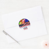 VS Sterk Ronde Sticker (Envelop)