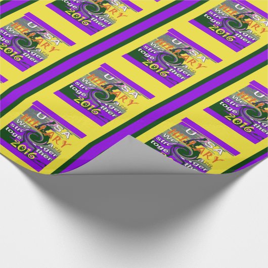  VS sterker samen Abstracte kunst Print Cadeaupapier (Hoek)