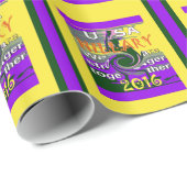  VS sterker samen Abstracte kunst Print Cadeaupapier (Rol Hoek)