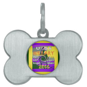  VS sterker samen Abstracte kunst Print Huisdieren Naamplaatje