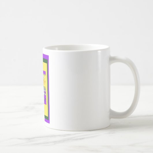  VS sterker samen Abstracte kunst Print Koffiemok (Rechts)