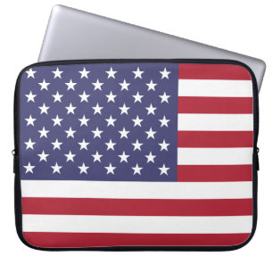 VS Sterren en Strepen Laptop Sleeve