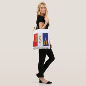 VS Streepjes Decor Tote Bag (Op model)