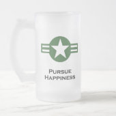 VS streven geluk groen na Matglas Bierpul (Links)