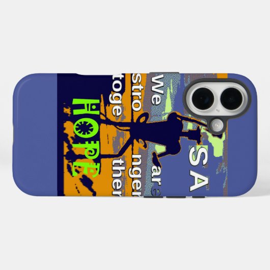 VS Stronger Together Case-Mate iPhone Case (Achterkant (horizontaal))