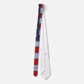 VS -STROPDAS- AMERIKAANSE VLAG STROPDAS (Achterkant)