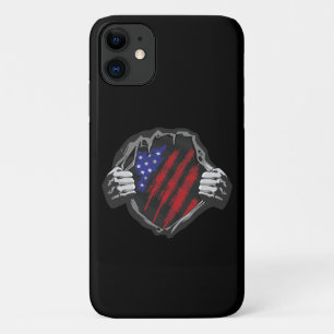 VS Superhelden Kostuum Vlag Case-Mate iPhone Case
