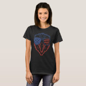  VS T - shirts Patriottisch Amerikaans 4 juli B (Voorkant volledig)
