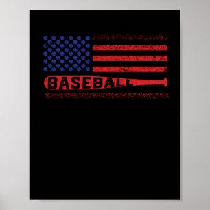  VS Team Player 4 juli Amerikaanse vlag Poster