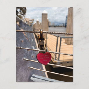 VS tegen de wereld 2024 Liefdesslot Briefkaart