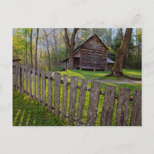 VS, Tennessee, Cabin in Cades Cove Briefkaart (Voorkant)