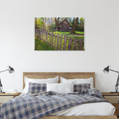 VS, Tennessee, Cabin in Cades Cove Canvas Afdruk (Insitu (Slaapkamer))