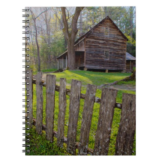 VS, Tennessee, Cabin in Cades Cove Notitieboek (Voorkant)
