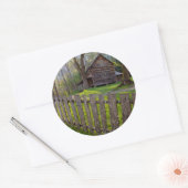 VS, Tennessee, Cabin in Cades Cove Ronde Sticker (Envelop)