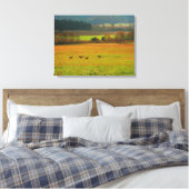 VS, Tennessee. Cades Cove in Smoky Mountain 2 Canvas Afdruk (Insitu (Slaapkamer))