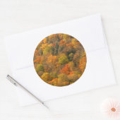 VS, Tennessee. Herfstkleuren 2 Ronde Sticker (Envelop)