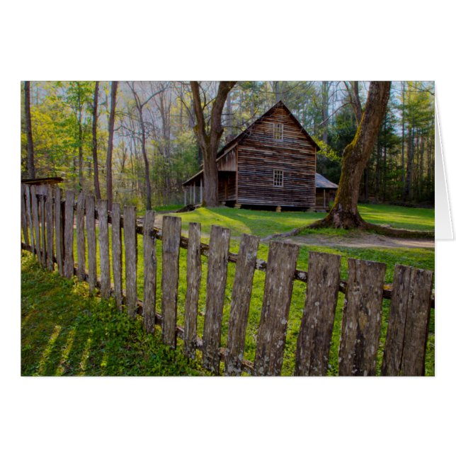 VS, Tennessee, Hut in Cades Cove (Voorkant Horizontaal)