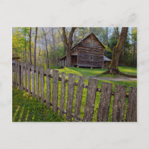 VS, Tennessee, Hut in Cades Cove Briefkaart