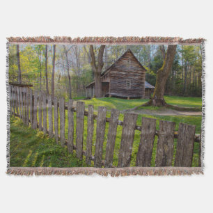 VS, Tennessee, Hut in Cades Cove Deken