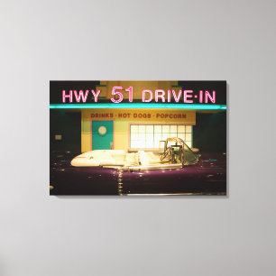 VS, Tennessee, Memphis: Elvis Presley Canvas Afdruk