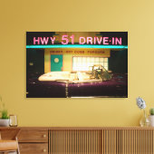 VS, Tennessee, Memphis: Elvis Presley Canvas Afdruk (Insitu (Woonkamer))