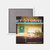 VS, Tennessee, Memphis: Elvis Presley Magneet (Voorkant / Achterkant)