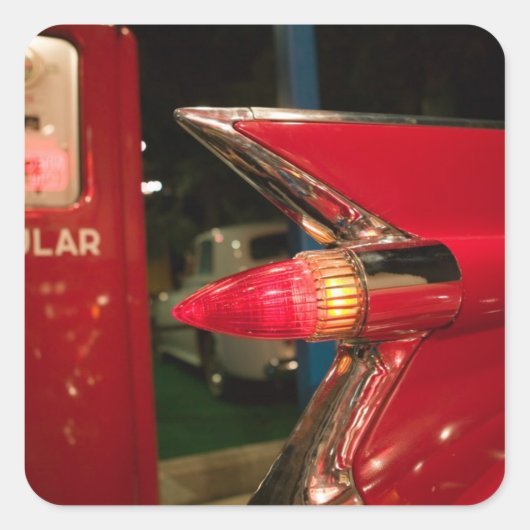 VS, Tennessee, Memphis, Elvis Presley Vierkante Sticker (Voorkant)