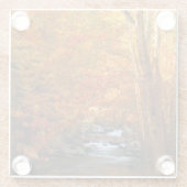VS, Tennessee. Rushing Mountain Creek 2 Glazen Onderzetter (Achterkant)