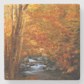 VS, Tennessee. Rushing Mountain Creek 2 Stenen Onderzetter (Voorkant)