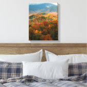 VS, Tennessee. Uitzicht Snowy Mount Leconte Canvas Afdruk (Insitu (Slaapkamer))