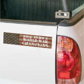 VS, terug naar de Tweede Wereldoorlog Bumpersticker (Op Truck)