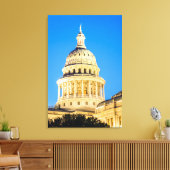 VS, Texas, Austin. Capitol Building (1888) 2 Canvas Afdruk (Insitu (Woonkamer))